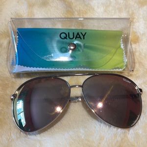 Quay Aviator Sunglasses